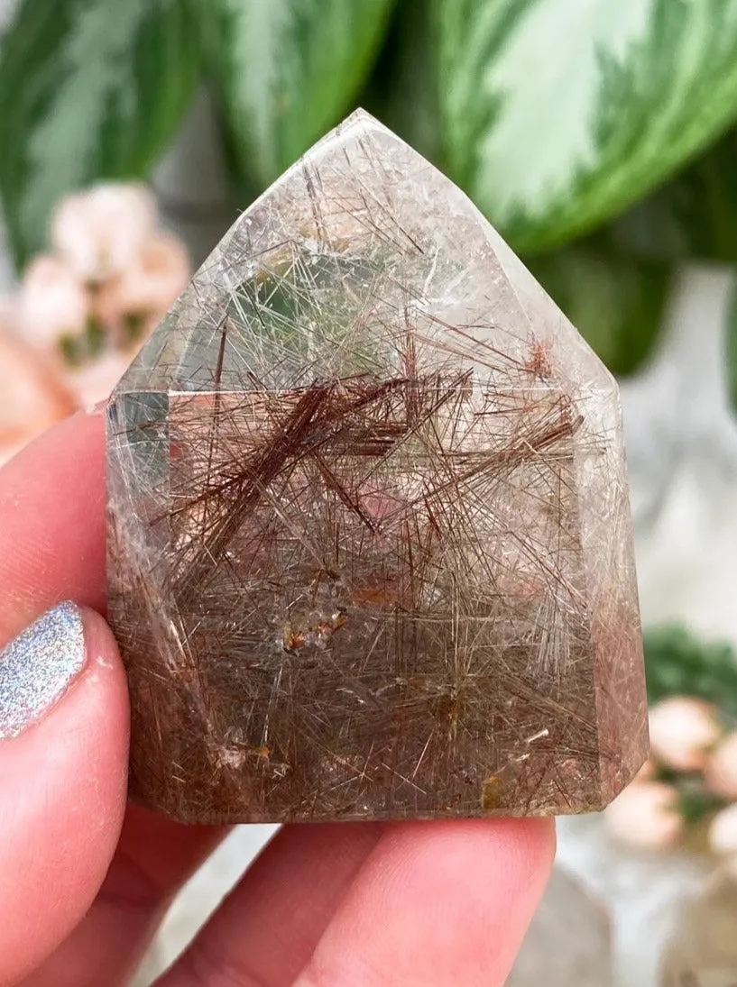 Rutile Quartz Points