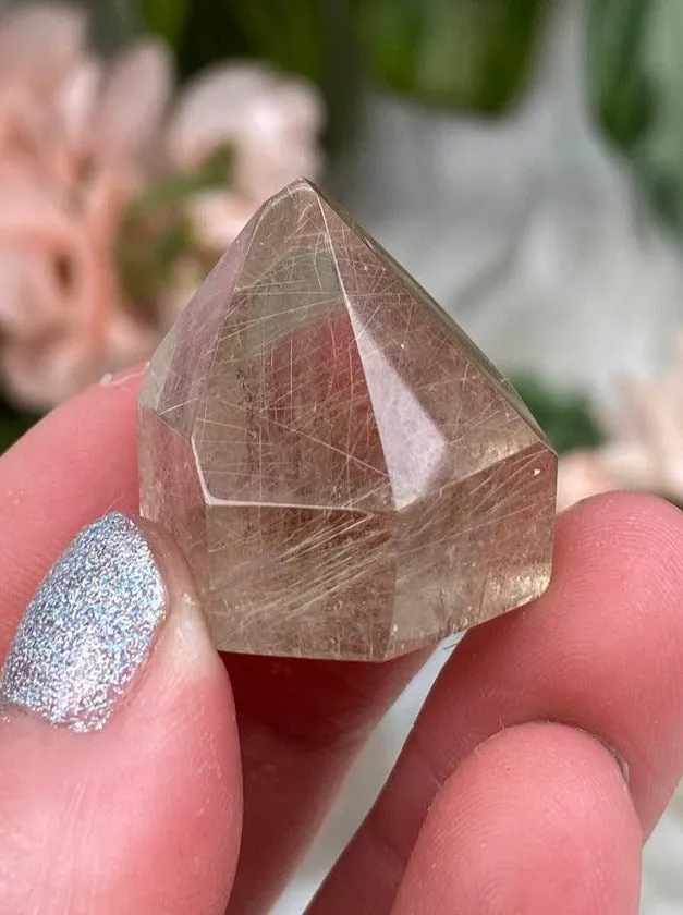 Rutile Quartz Points