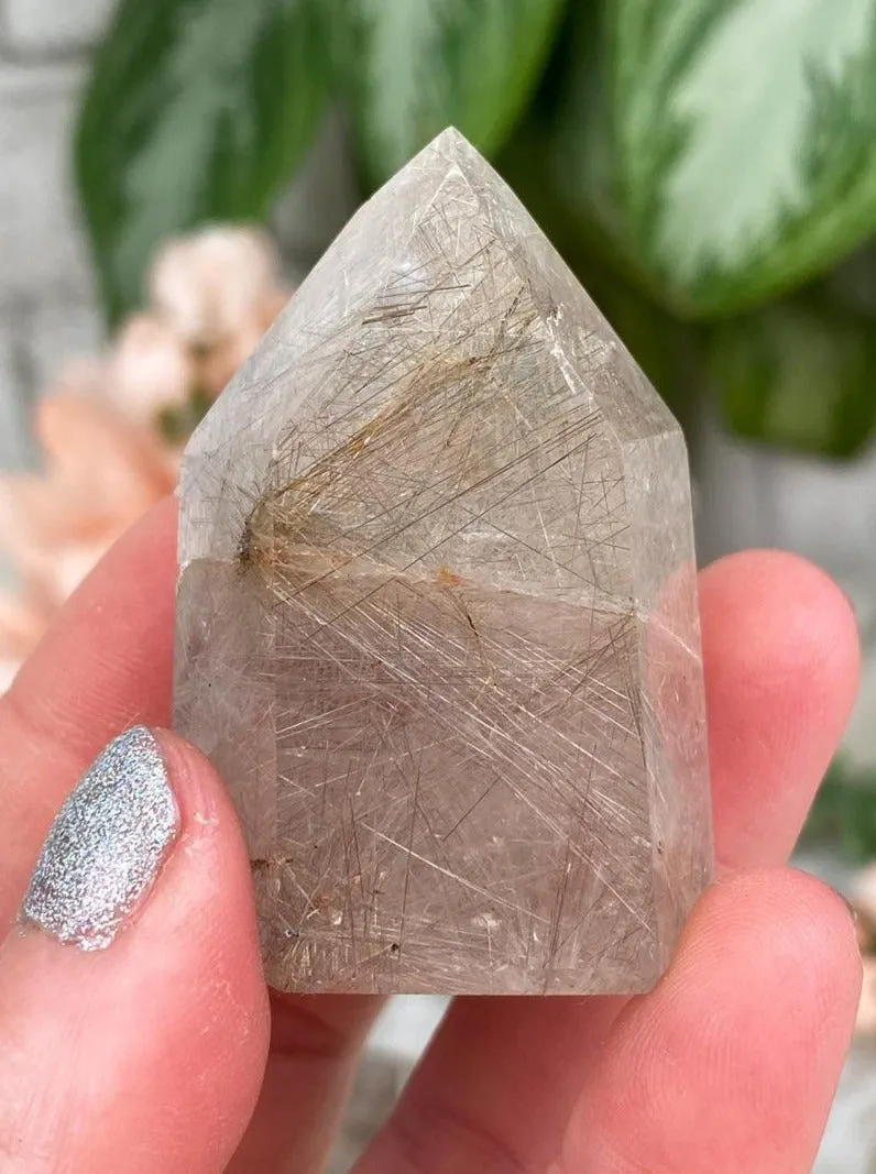 Rutile Quartz Points