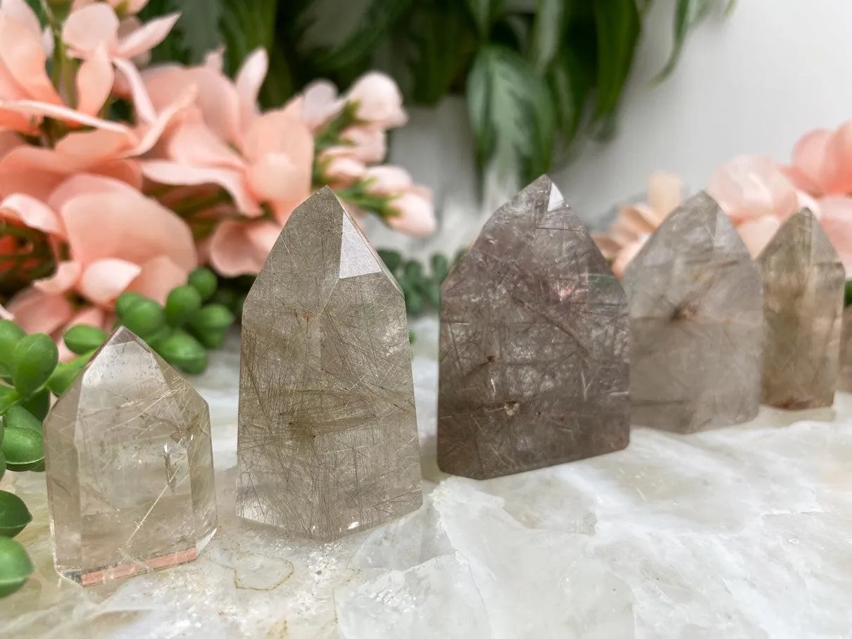 Rutile Quartz Points