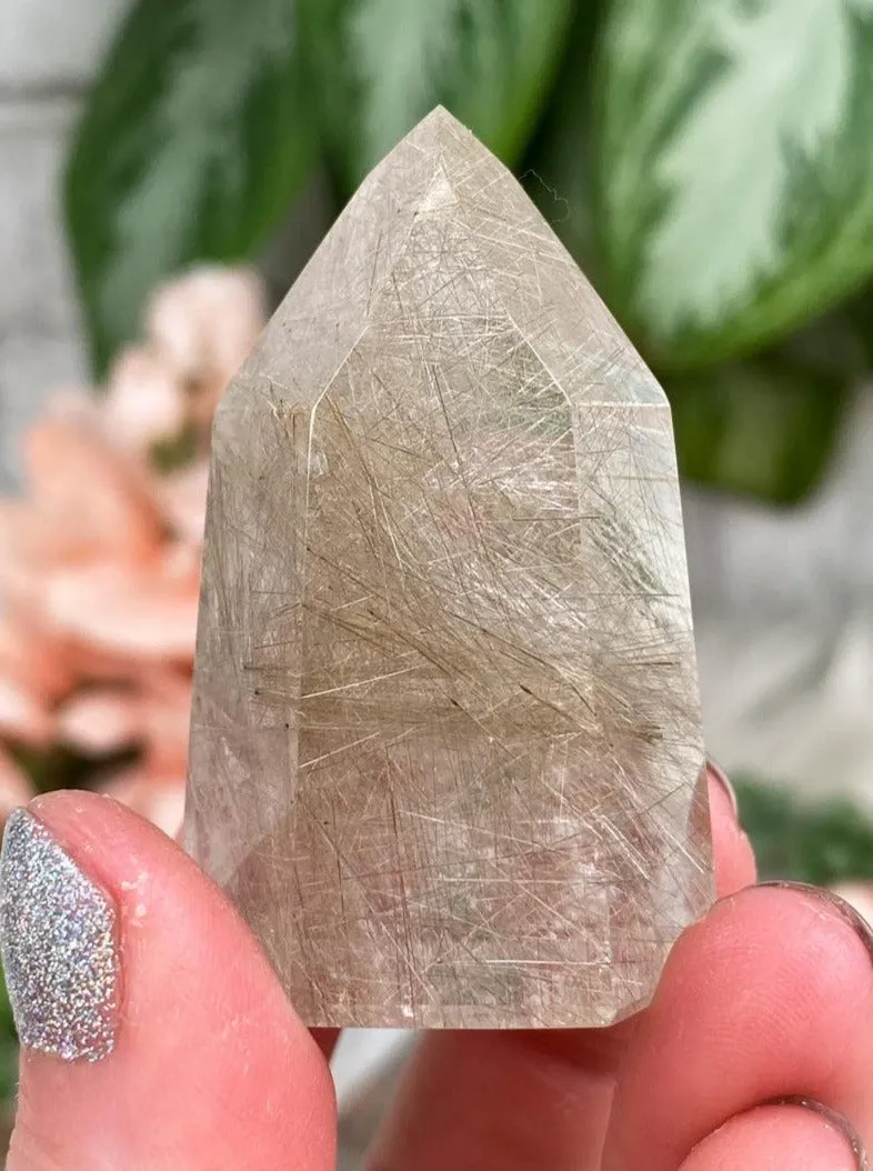 Rutile Quartz Points