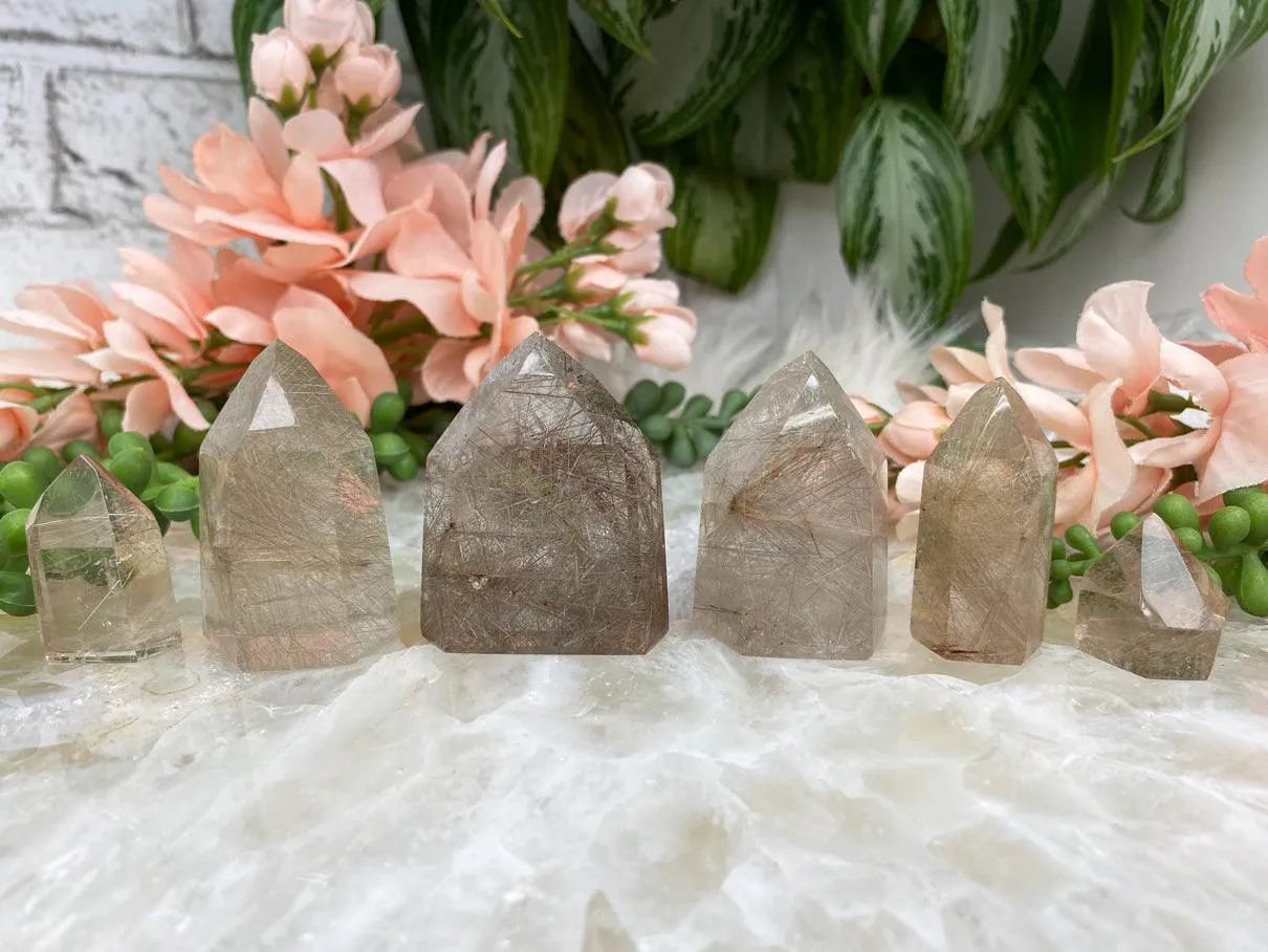 Rutile Quartz Points