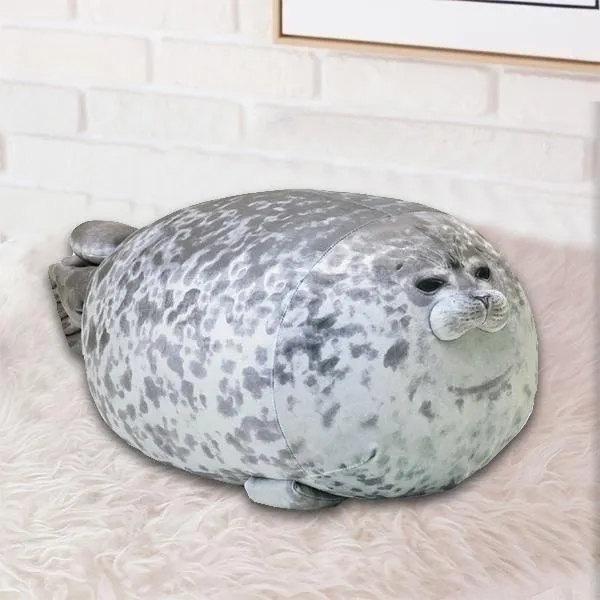 Simulation Seal Pillow Doll Sea Travel Museum Popular Soft Seal Pillow Aquarium Plush Toy Fat Seal Pillow Soft Bean Bag Pillow