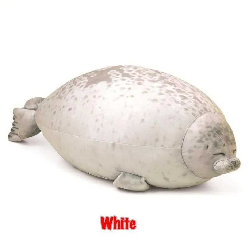 Simulation Seal Pillow Doll Sea Travel Museum Popular Soft Seal Pillow Aquarium Plush Toy Fat Seal Pillow Soft Bean Bag Pillow