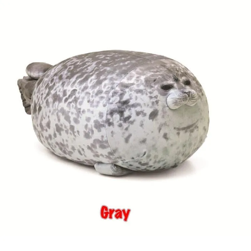 Simulation Seal Pillow Doll Sea Travel Museum Popular Soft Seal Pillow Aquarium Plush Toy Fat Seal Pillow Soft Bean Bag Pillow