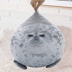 Simulation Seal Pillow Doll Sea Travel Museum Popular Soft Seal Pillow Aquarium Plush Toy Fat Seal Pillow Soft Bean Bag Pillow