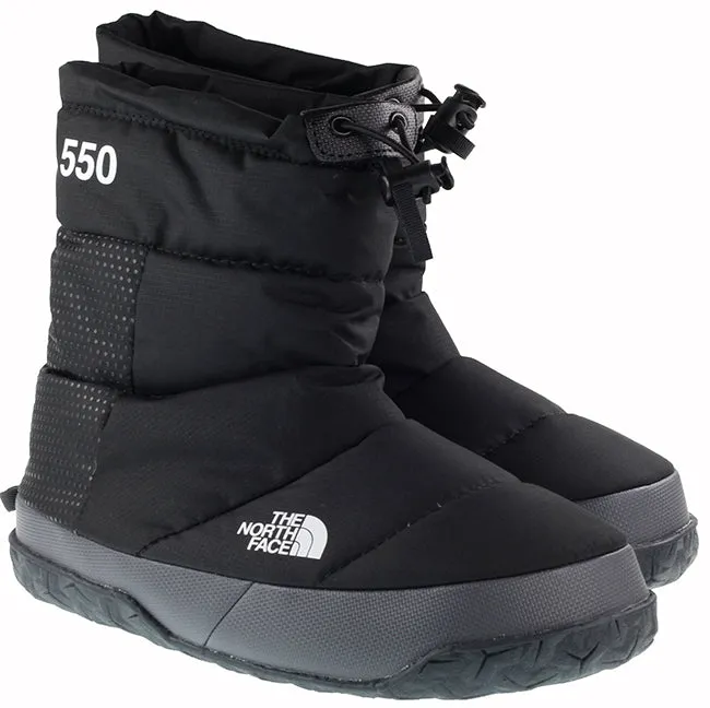 The North Face Boots Womens Nuptse Apres Bootie Black Asphalt Grey