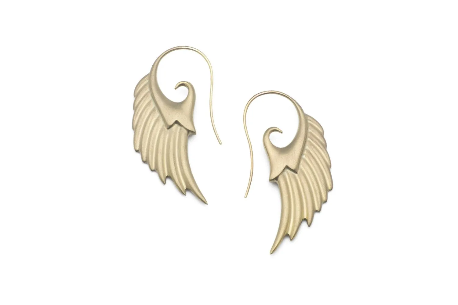 Titanium Wing Earrings