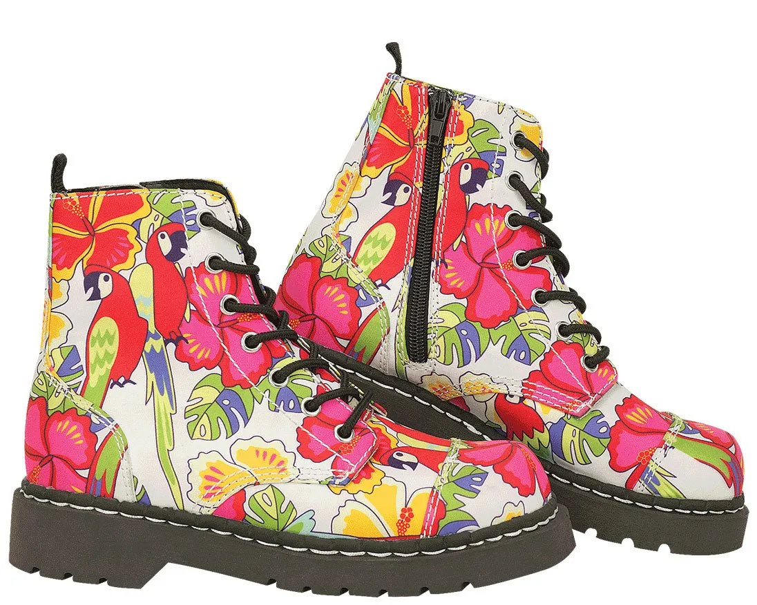 Tropical Parrot Boots - *FINAL SALE/NON-RETURNABLE