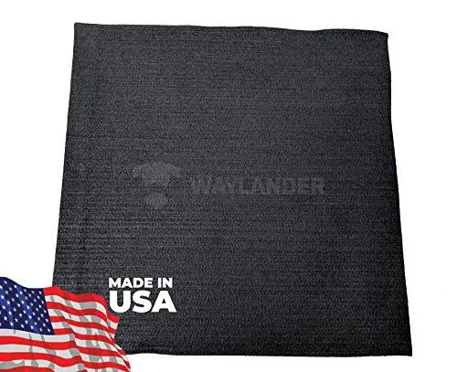 Waylander Carbon Felt Welding Blanket - Made in USA; Flame Retardant Fabric Up to 1800°F; Easy to Cut Fire Proof Mat