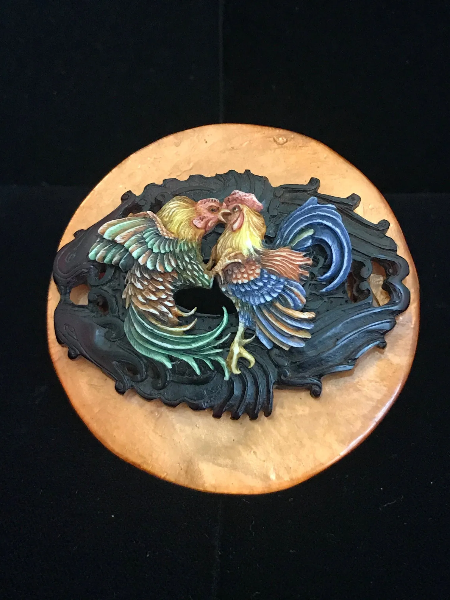 Whispering Balinese Rooster Magnet