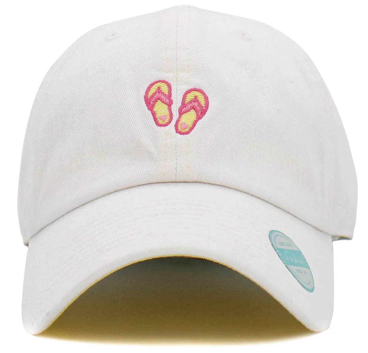 WKB005 Flip Flops Print Embroidery Hat Baseball Cap