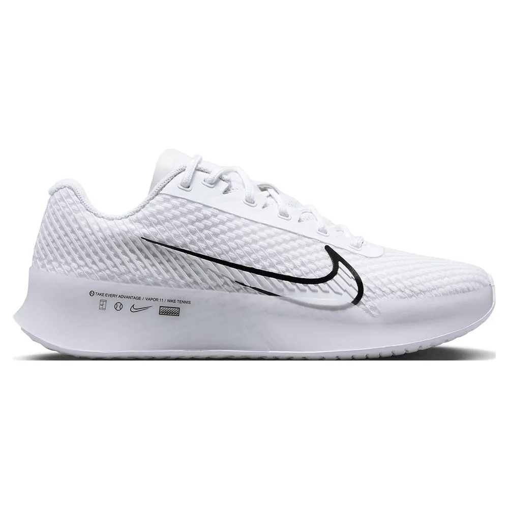 Women`s Air Zoom Vapor 11 Tennis Shoes White and Black