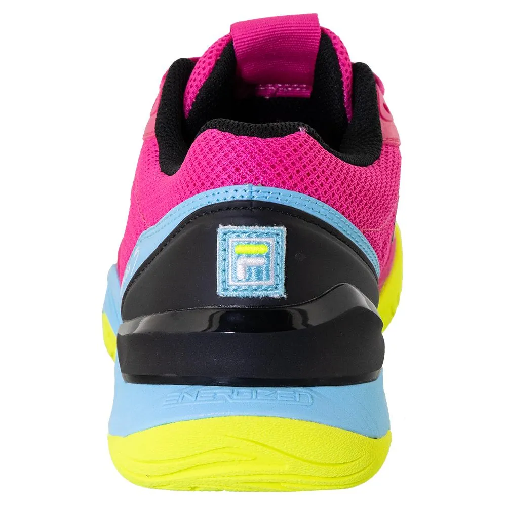 Women's Axilus 3 Tennis Shoes Pink Glo and Bluefish