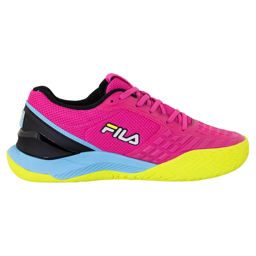 Women's Axilus 3 Tennis Shoes Pink Glo and Bluefish