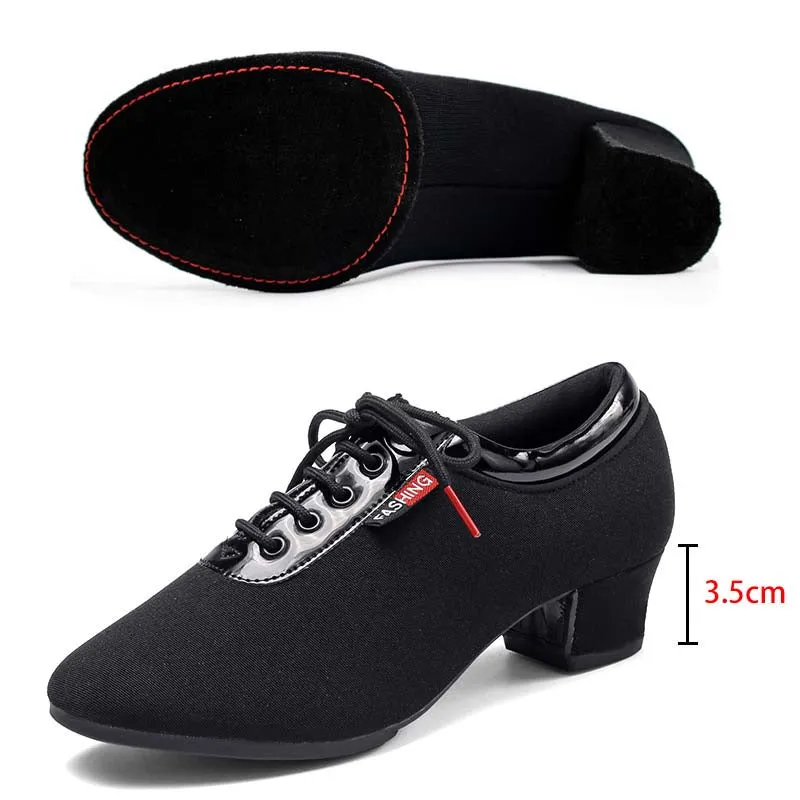 Women's Canvas 3.5cm/5cm Heels Ballroom Dance Shoes Teaching & Practice Shoes