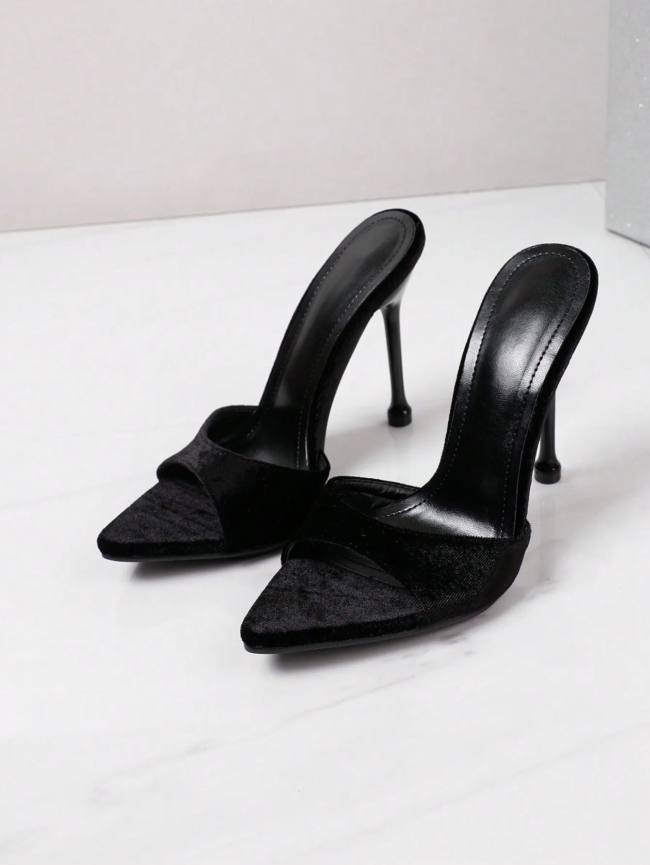 Women's Pointed Toe High Heel Stiletto Sandals