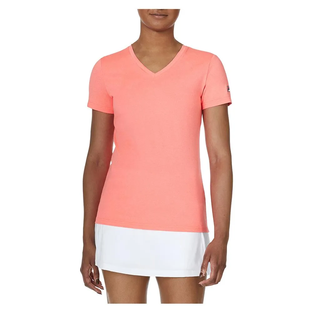 Women's Short Sleeve V-Neck Top