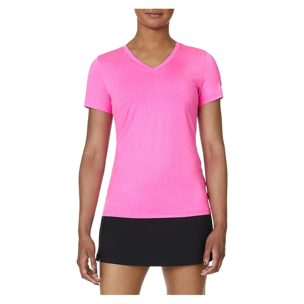 Women's Short Sleeve V-Neck Top