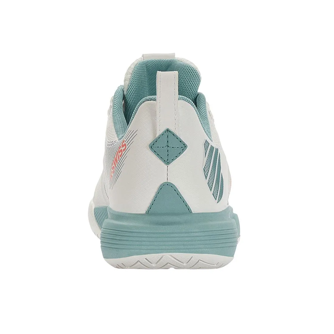 Women's Ultrashot Team Tennis Shoes Blanc de Blanc and Nile Blue