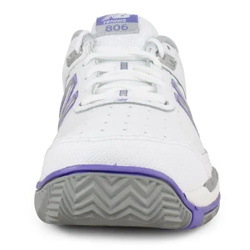 Women's WC806 B Width Tennis Shoes White