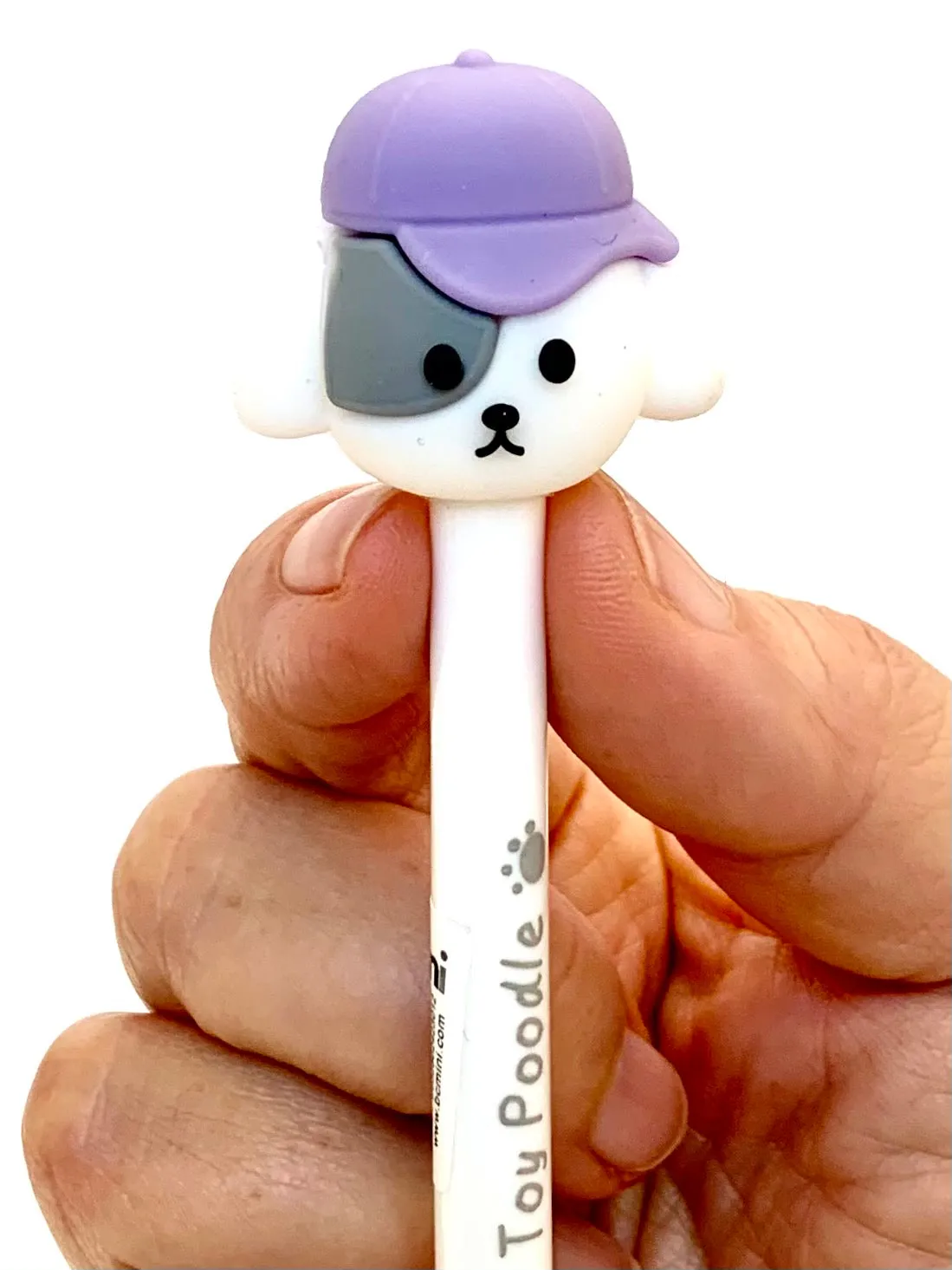 X 22401 TOY POODLE RETRACTABLE GEL PEN-DISCONTINUED