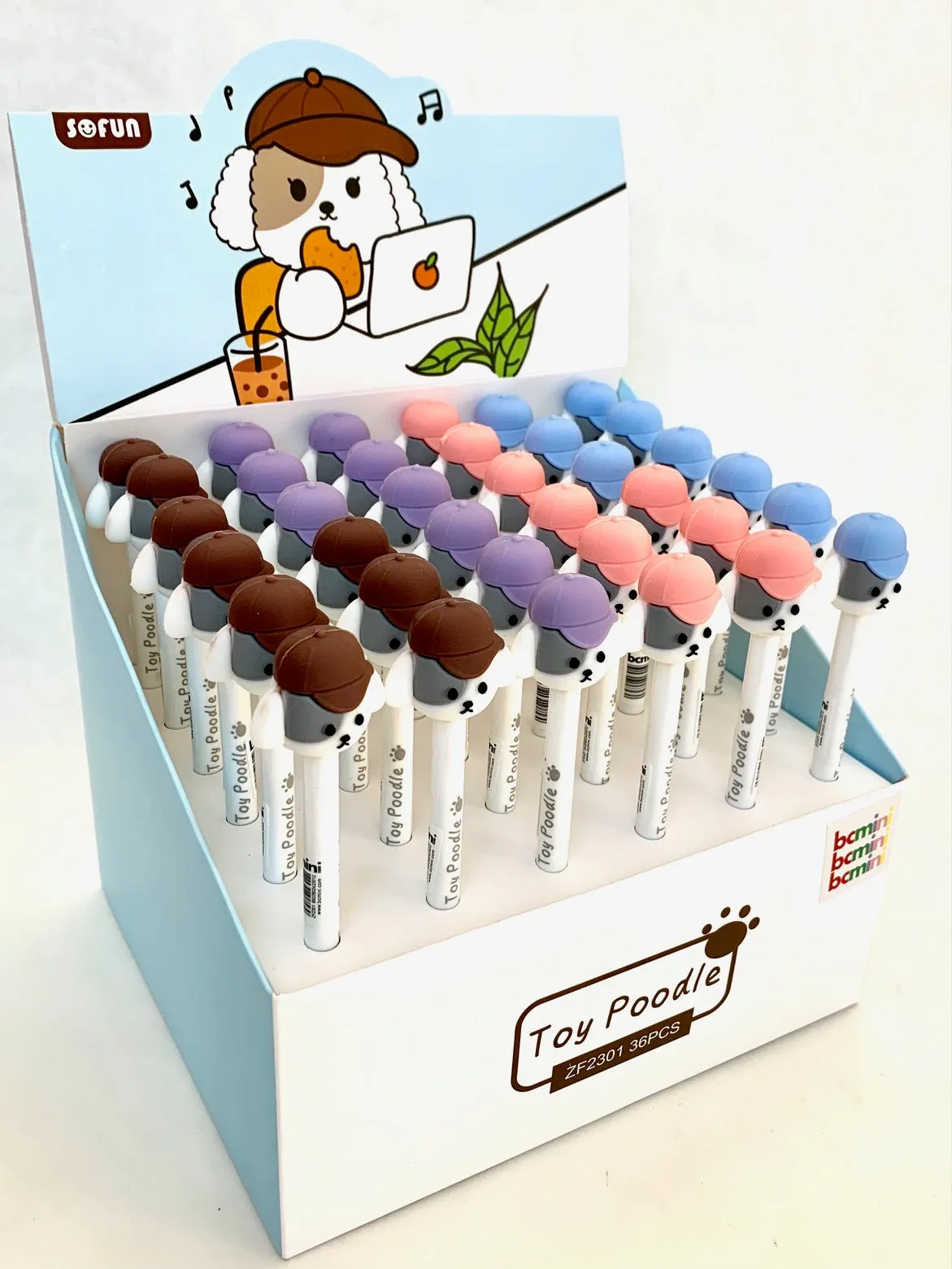 X 22401 TOY POODLE RETRACTABLE GEL PEN-DISCONTINUED