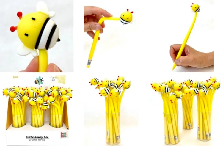 X 22434 BEE WIGGLE GEL PEN-DISCONTINUED