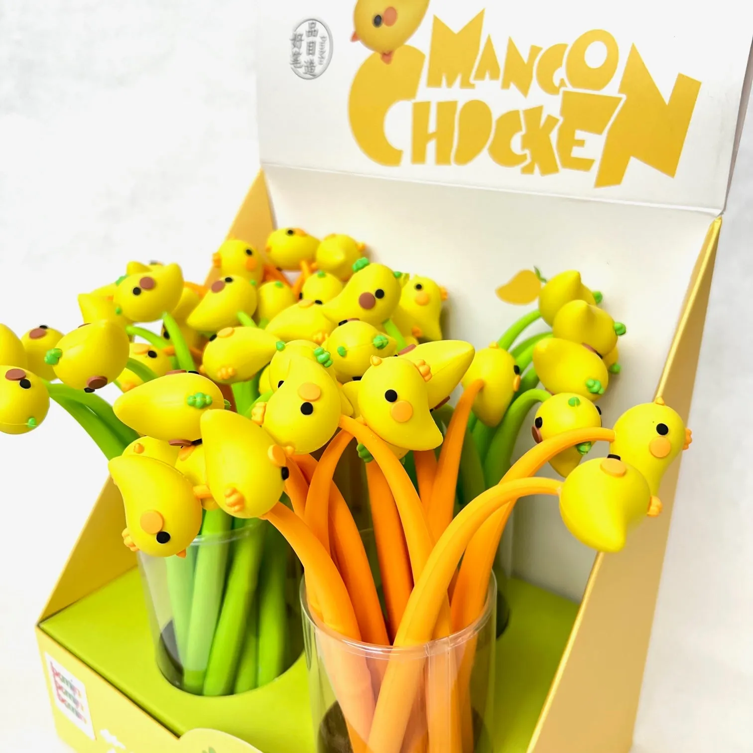 X 22489 MANGO CHICK WIGGLE GEL PEN-DISCONTINUED