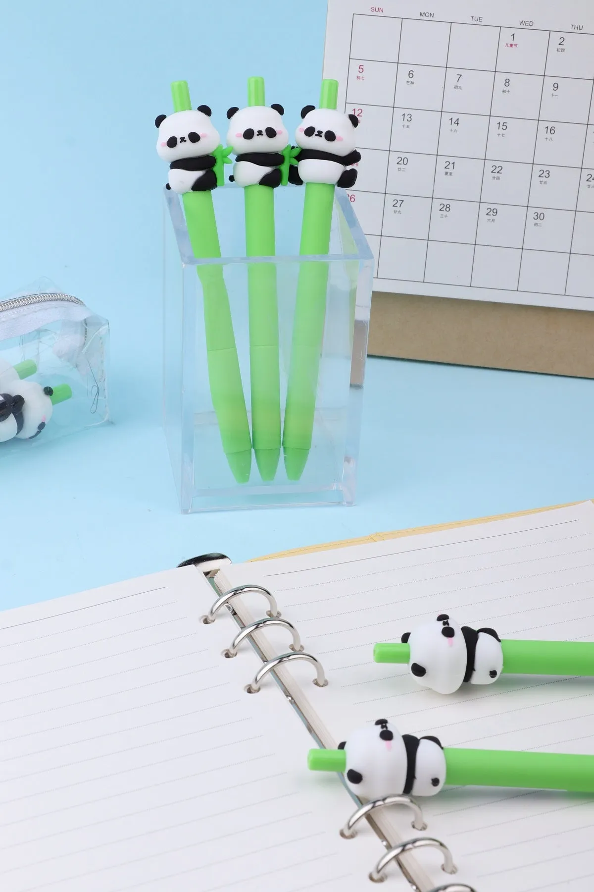 X 22501 PANDA RETRACTABLE GEL PEN-DISCONTINUED