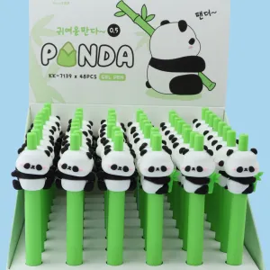 X 22501 PANDA RETRACTABLE GEL PEN-DISCONTINUED