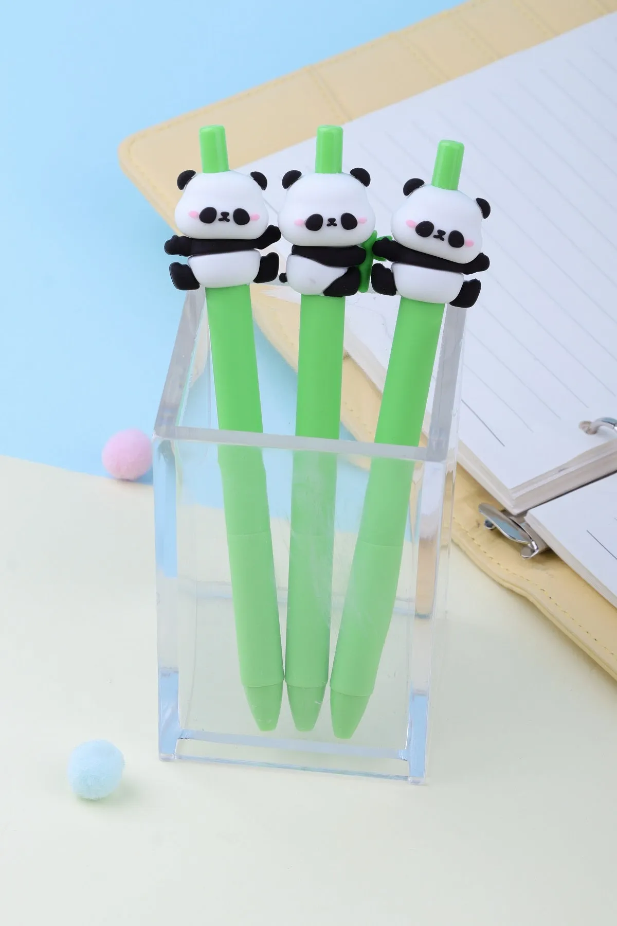 X 22501 PANDA RETRACTABLE GEL PEN-DISCONTINUED