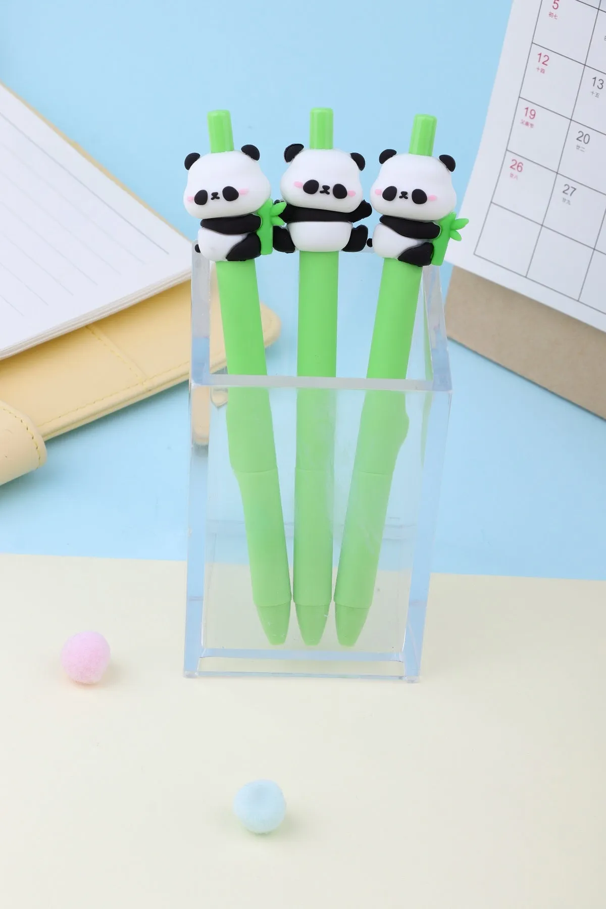 X 22501 PANDA RETRACTABLE GEL PEN-DISCONTINUED