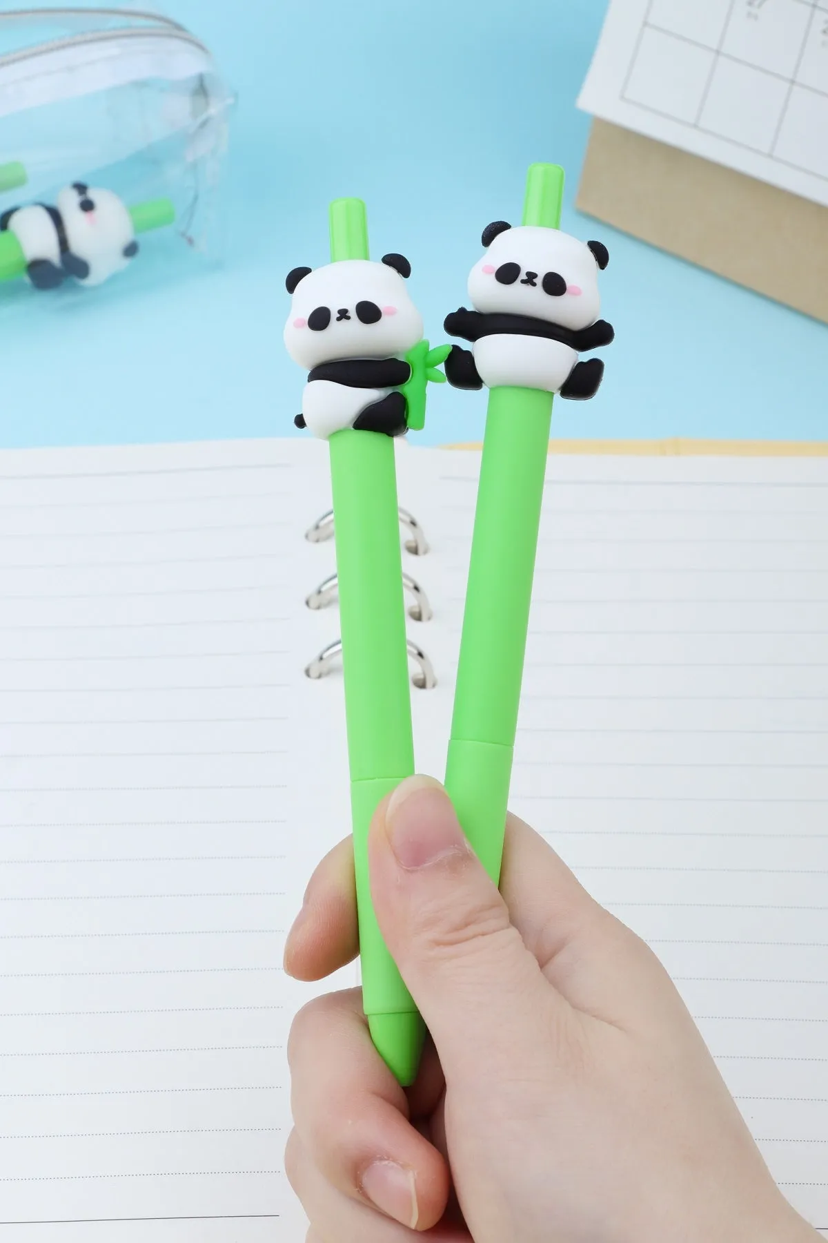 X 22501 PANDA RETRACTABLE GEL PEN-DISCONTINUED