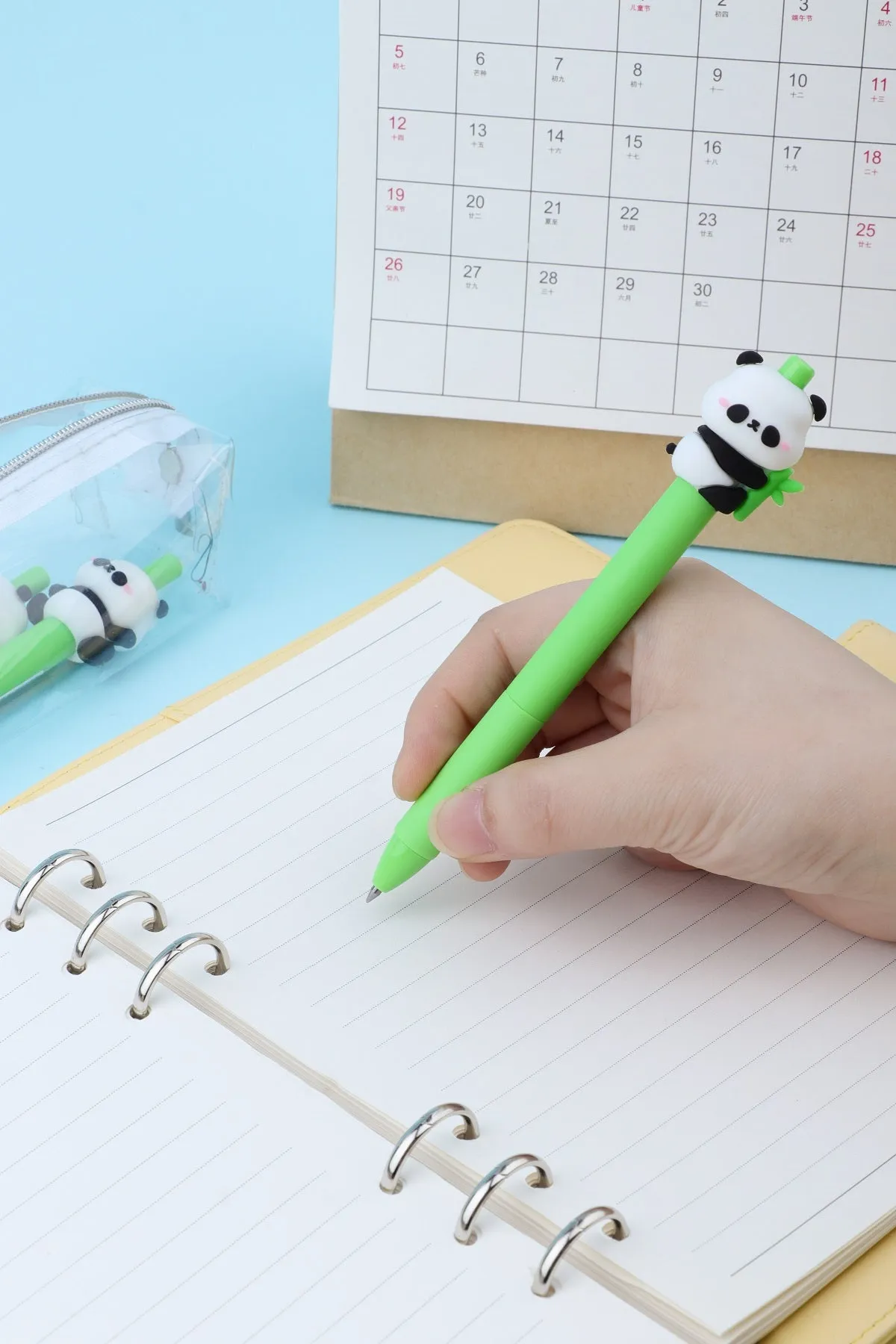 X 22501 PANDA RETRACTABLE GEL PEN-DISCONTINUED