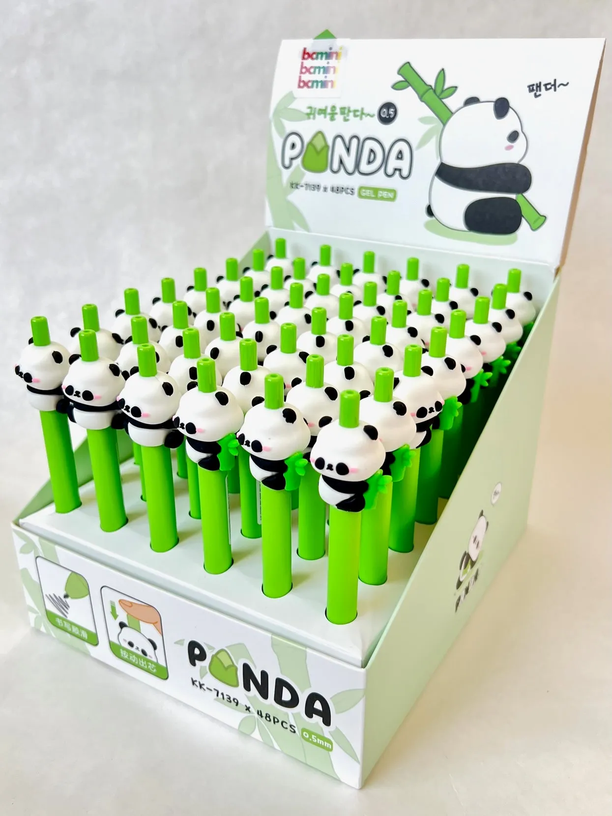 X 22501 PANDA RETRACTABLE GEL PEN-DISCONTINUED