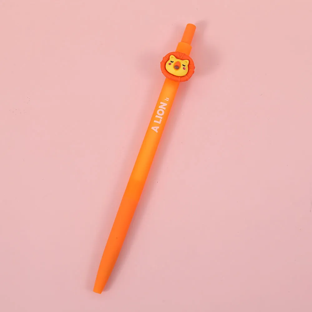 X 22520 LION AND FRIENDS RETRACTABLE GEL PEN-DISCONTINUED