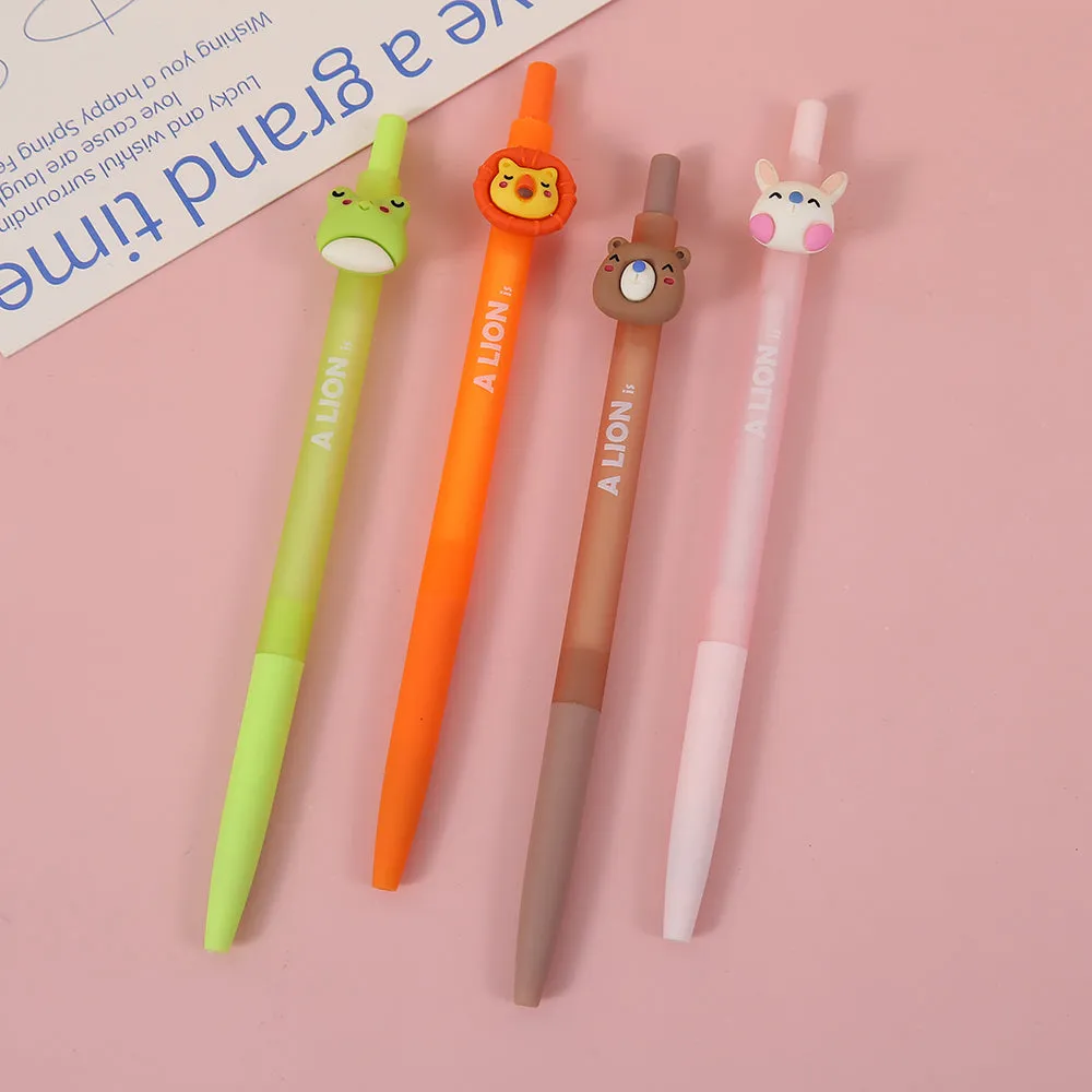 X 22520 LION AND FRIENDS RETRACTABLE GEL PEN-DISCONTINUED