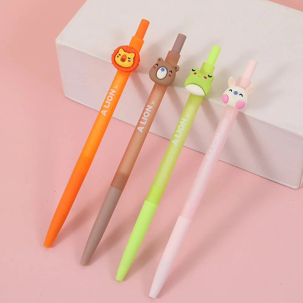 X 22520 LION AND FRIENDS RETRACTABLE GEL PEN-DISCONTINUED