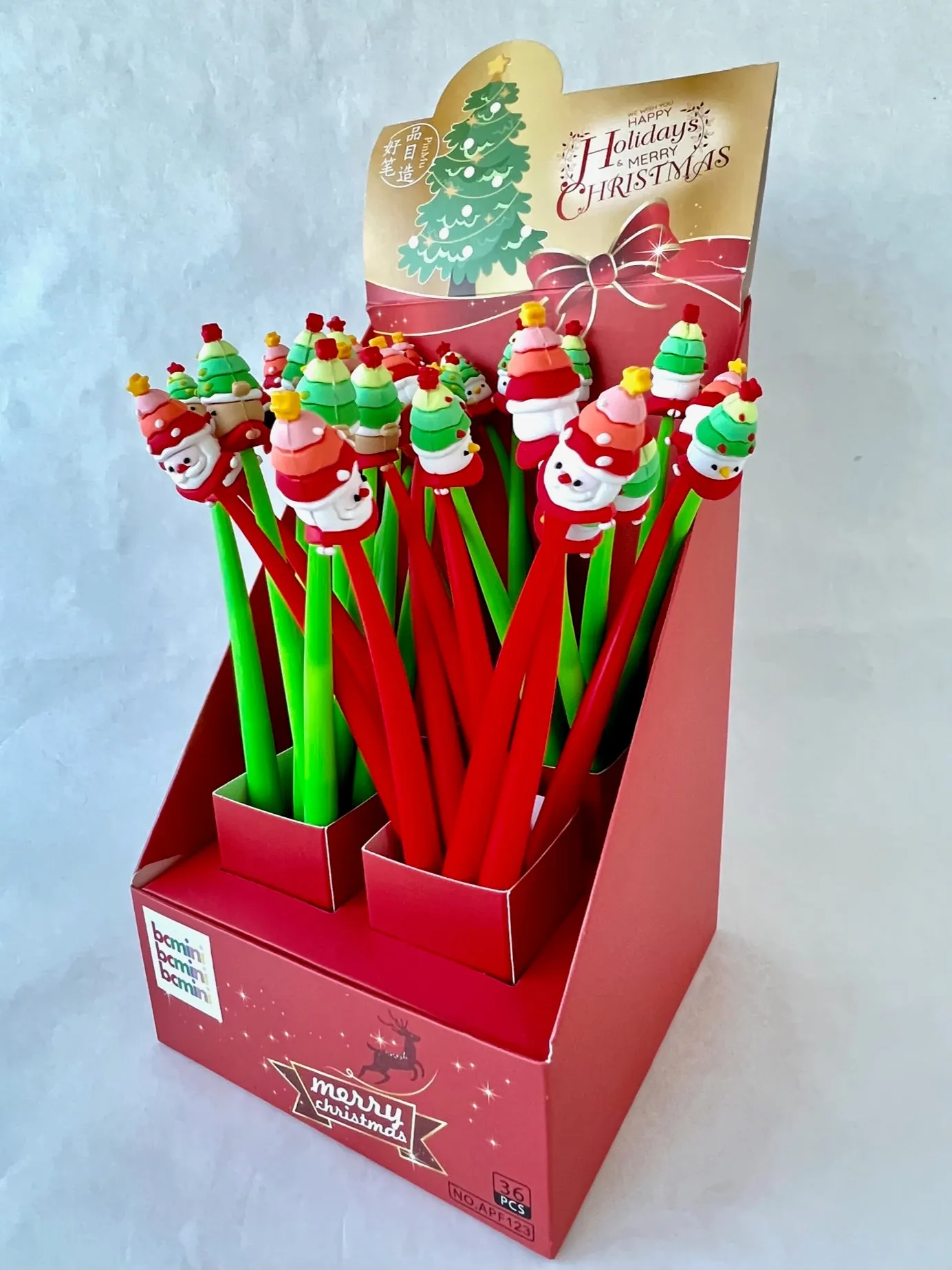 X 22588 CHRISTMAS TREE WIGGLE GEL PEN-DISCONTINUED