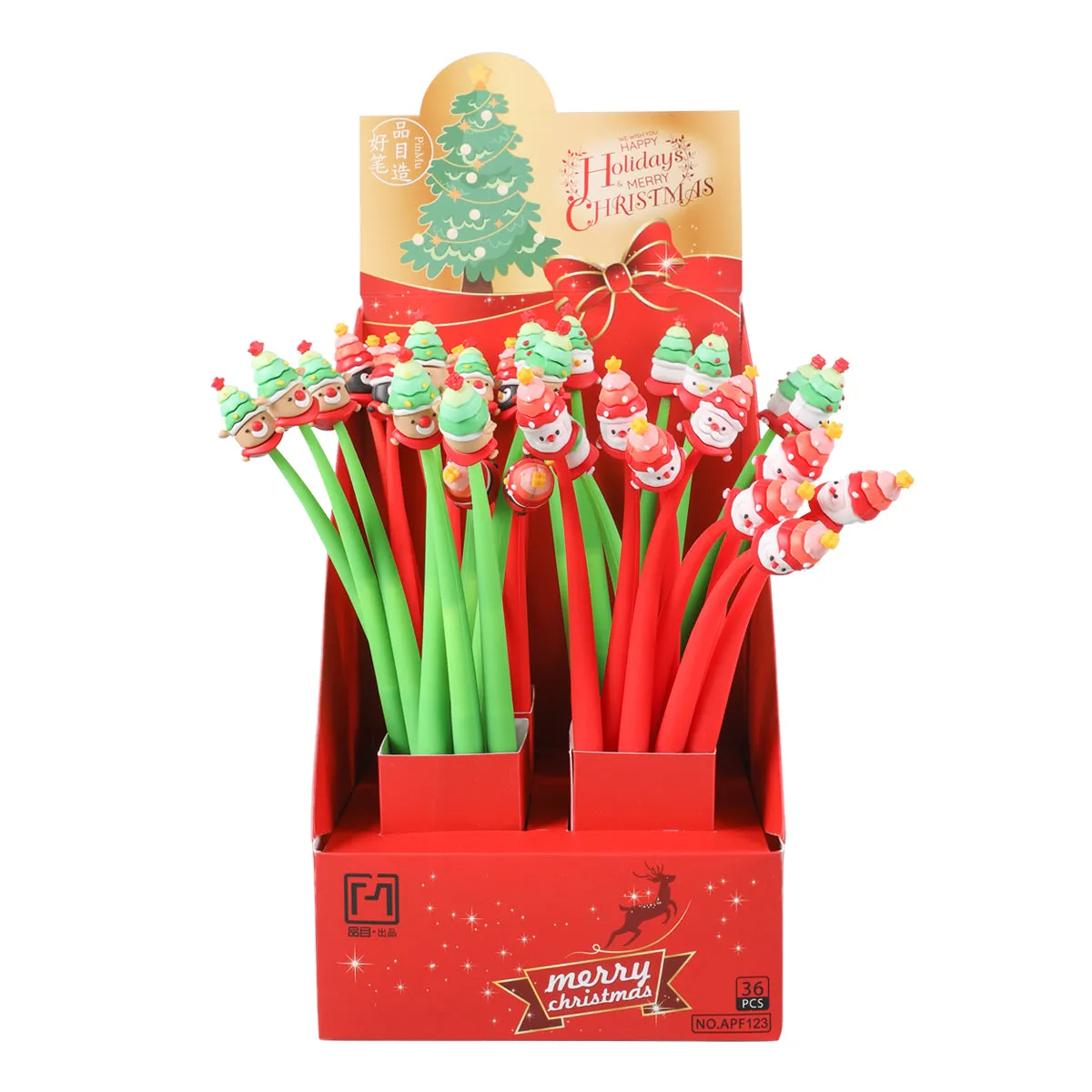 X 22588 CHRISTMAS TREE WIGGLE GEL PEN-DISCONTINUED