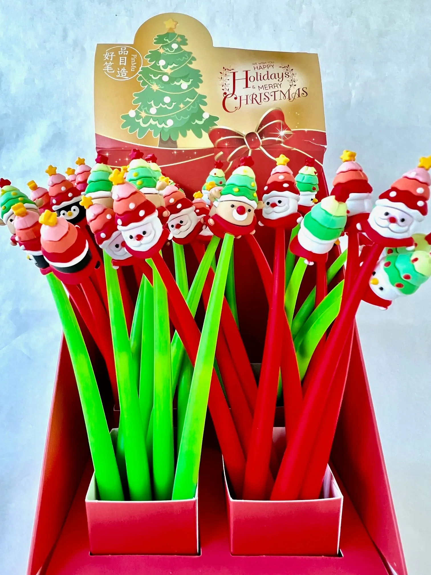 X 22588 CHRISTMAS TREE WIGGLE GEL PEN-DISCONTINUED